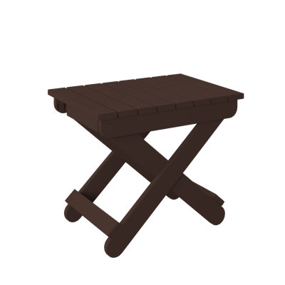  Folding End Table. Tudor Brown