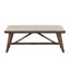 Ensemble de table de salle à manger 6 pièces Modern Design et 4 chaises d'appoint rembourrées-511495900