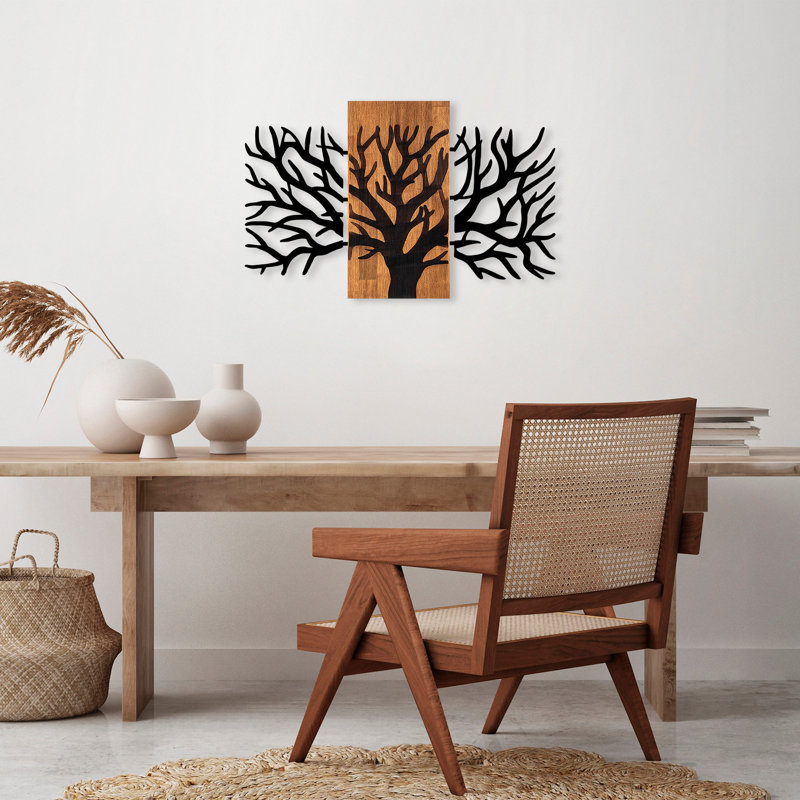 Décoration murale en bois