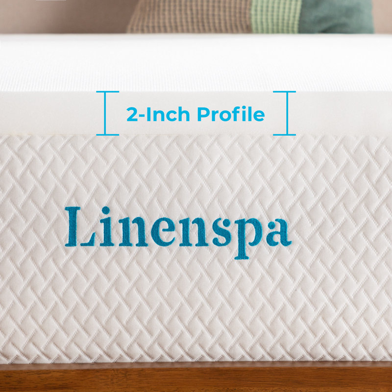 Linenspa Essentials 2'' Memory Foam Mattress Topper