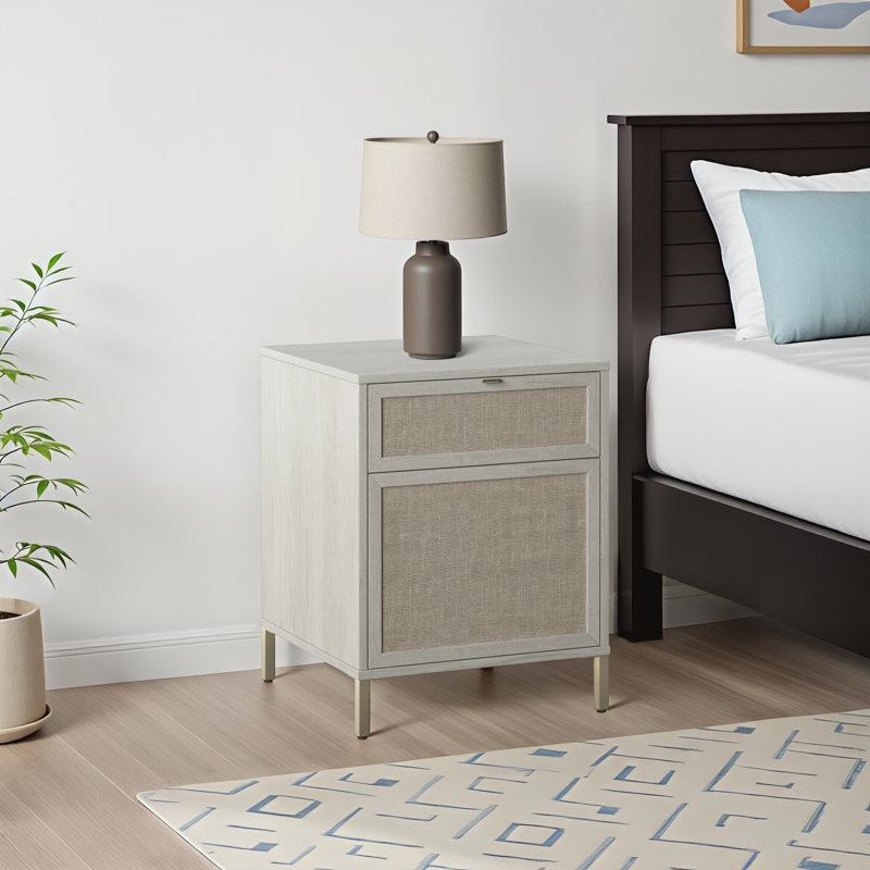 Portman 19.5'' W Nightstand, Fairfax Oak