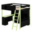 Lit mezzanine en bois avec bureau-1631314618