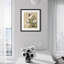 Butterfly Alighting on Lilies by Yu Zhi - Single Picture Frame Print-1149418939