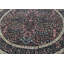 Wool Oriental Area Rug in Wine/Navy