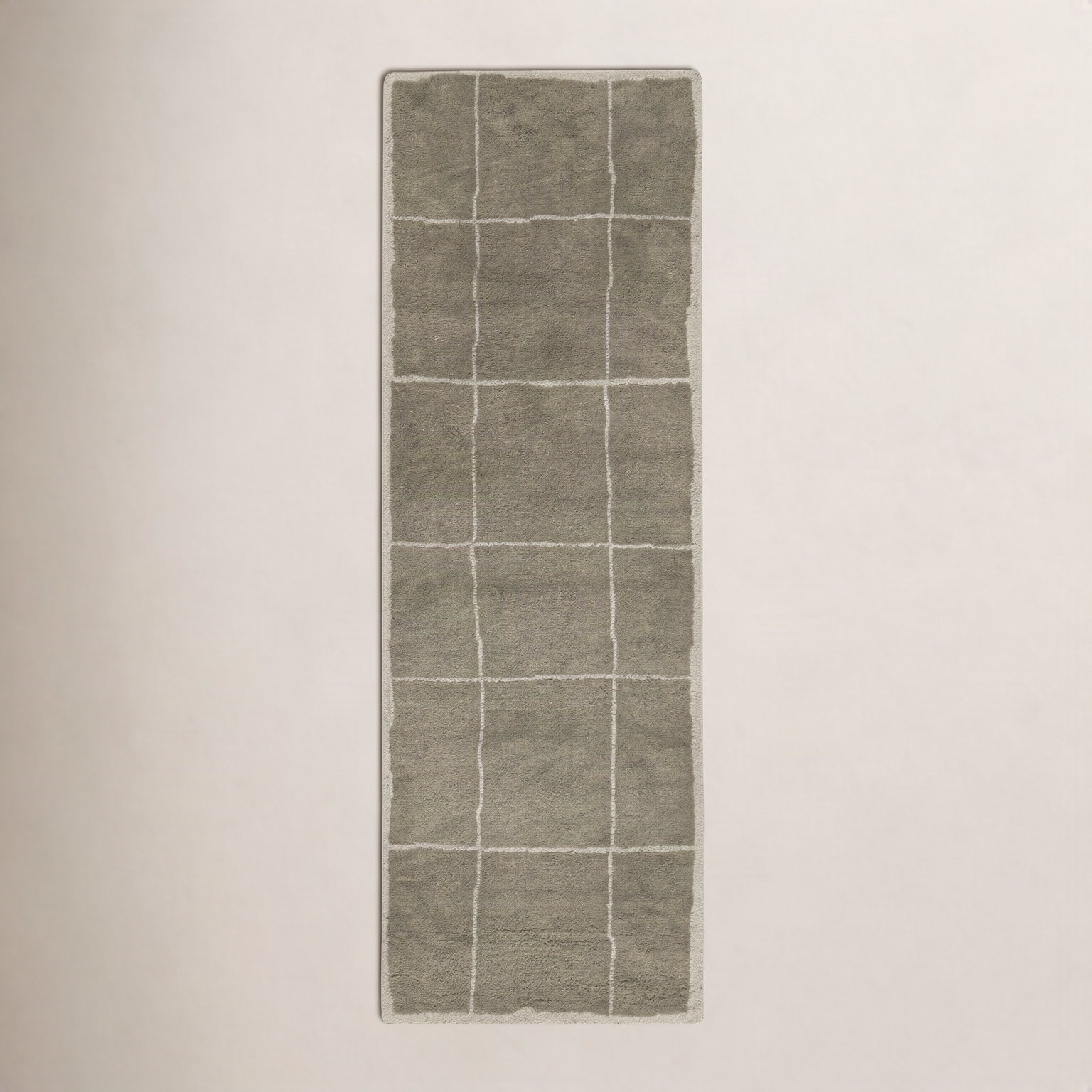 Merritt Hand-Tufted Geometric Wool Rug, Runner 2'6" x 8'