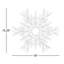Décoration de Noël 15,25 "flocon de neige illuminé