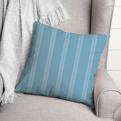  Striped Indoor/Outdoor Throw Pillow