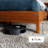 Bme Neil Bed Frame with Rubber Wood and Rattan Headboard – Japanese Elegant Minimalist Design, Sturdy Construction, Easy Assembly – Queen, Milk Chocolate-840751791-840751790
