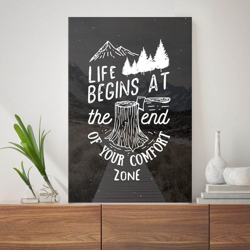 Life Begins - No Frame Print