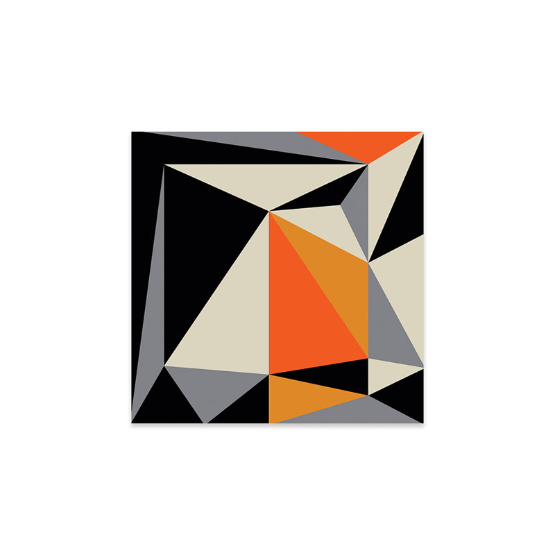 Angles III - impression sans cadre, H 24 po x l 24 po x P 0,25 po