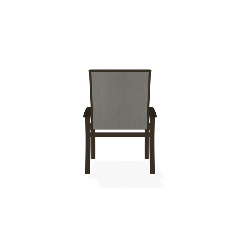 Belle Isle Outdoor Dining Chair, Augustine Oyster, Beachwood