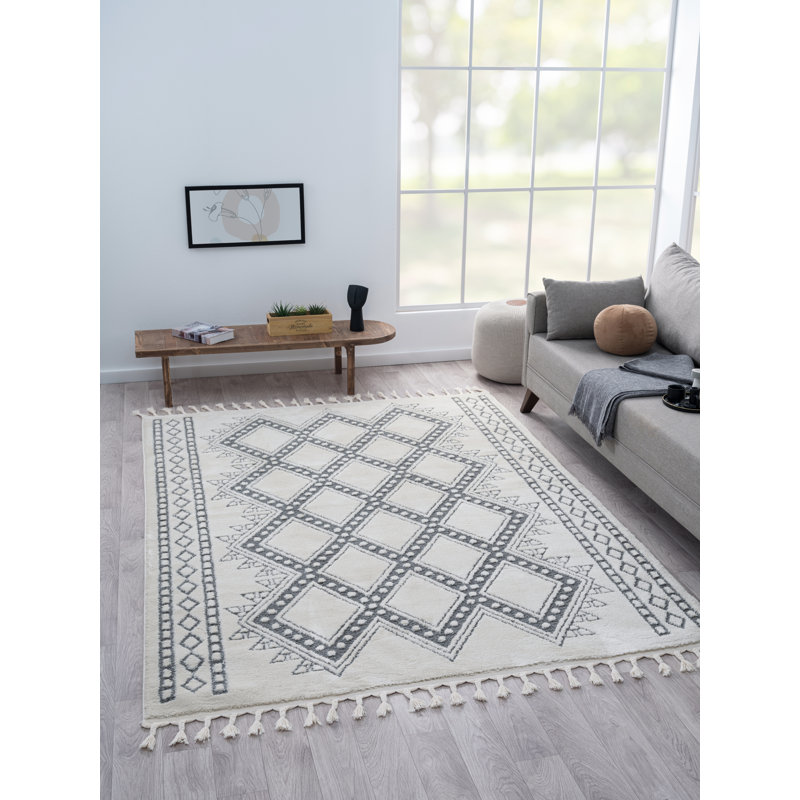 Delight Tapis white Rug, Rectangle 190 x 240cm
