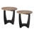 Farmhouse End Table with Storage Shelf, French Country Accent Side Table