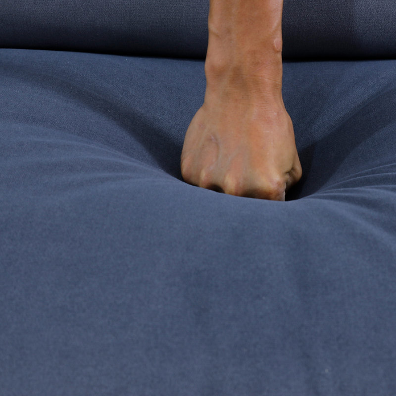 Repose-pieds modulaire convertible en microfibre de 38 po avec repose-pieds, table basse et sièges