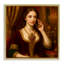 Femme rococo avec cadre flottant pour téléphone portable, design par Grotto Studios-1372391653-1372391651