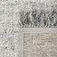 Tapis gris clair / ivoire en laine tissé à la main et à plat-1095802973