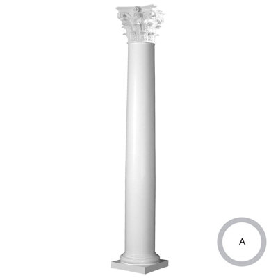 H W D Plastic Round Shaft Column