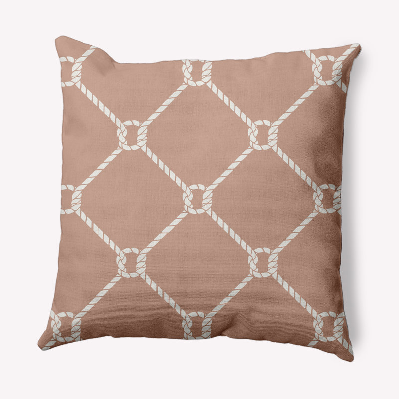 Coussin décoratif Ludwig Ahoy, Mauve, 16 po x 16 po