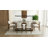 Dublin Solid Wood Dining Table with Trestle Base in Warm Walnut Finish
