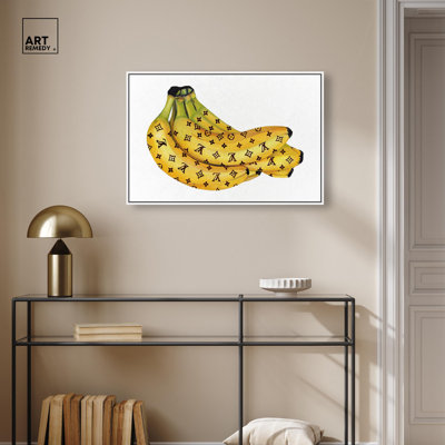 «Doll Memories - Fashion Bananas III», illustration de mode sur toile par 