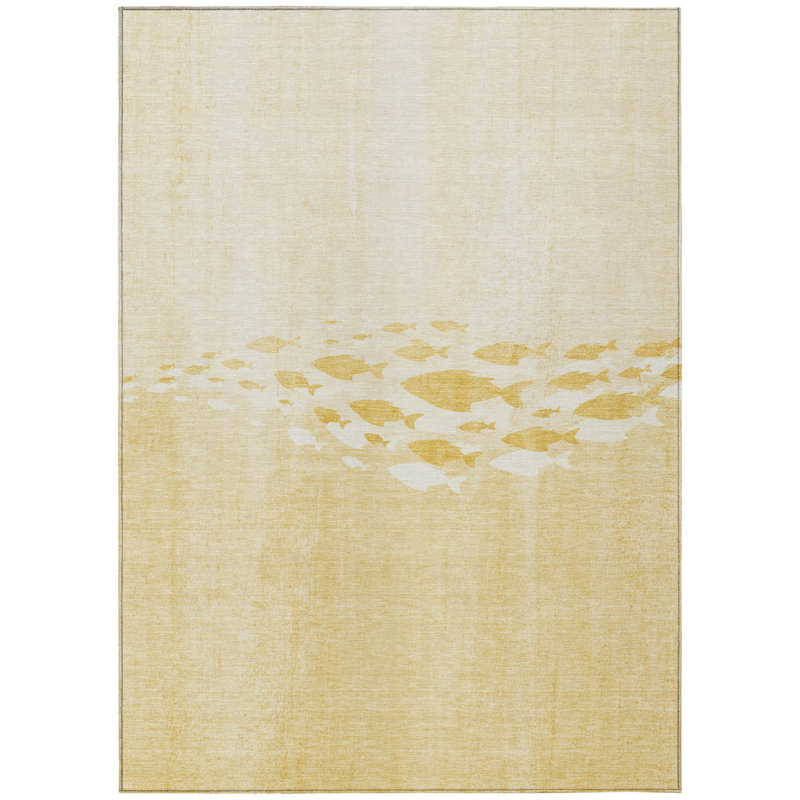 HomeRoots Rectangle Machine Woven Area Rug