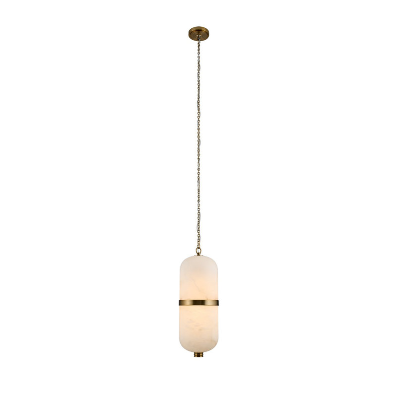 Luminaire suspendu en laiton Volterra 1 LT Kalco