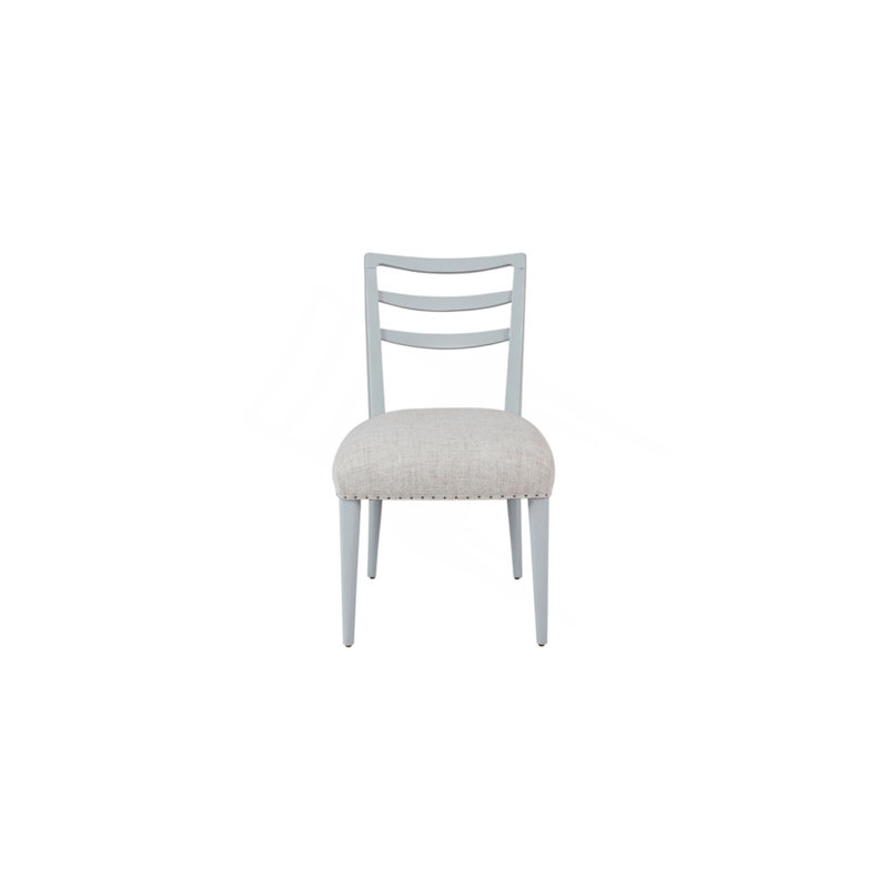 Ensemble de 2 chaises de salle à manger Ladderback, Bleu clair