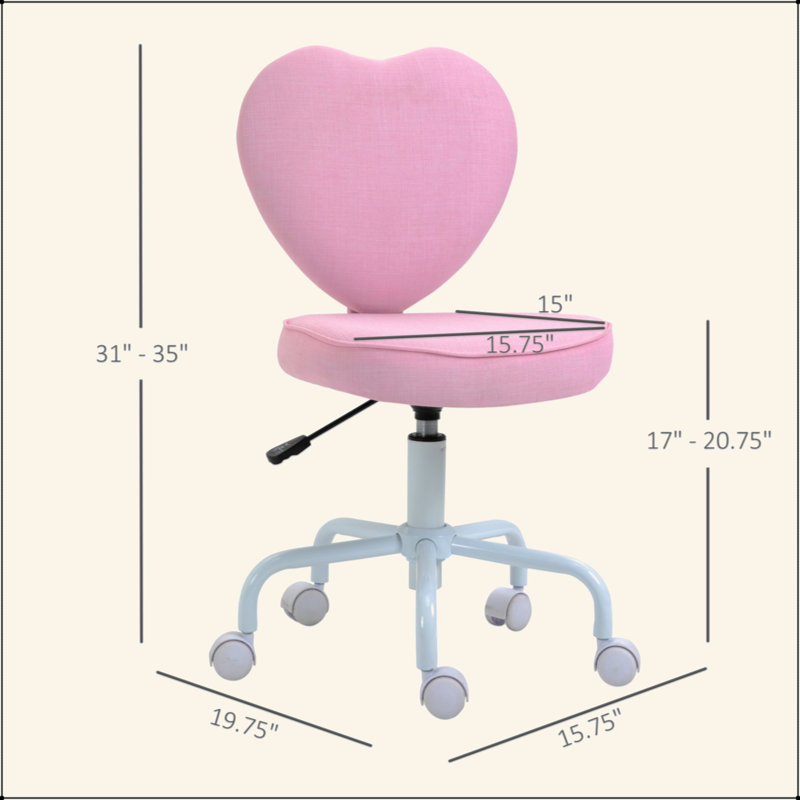 Chaise de bureau Heart Love