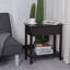 Table basse Table d'appoint de salon Table d'appoint étroite avec tablette de rangement à plateau rabattable