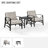 Mosier 2 - Person Patio Conversation Set with Cushions-1916825556-1904704610