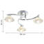 Johana Glass Flush Mount Light