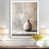 White Picture Framed