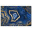 «Blue Geode Abstract Marble Waves Modern Gold» par Oliver Gal-1283170567-1283170564