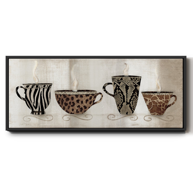 Coffee Skins I- Framed Canvas, 24" H x 60" W