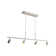 Matte White LED Adjustable Track Pendant