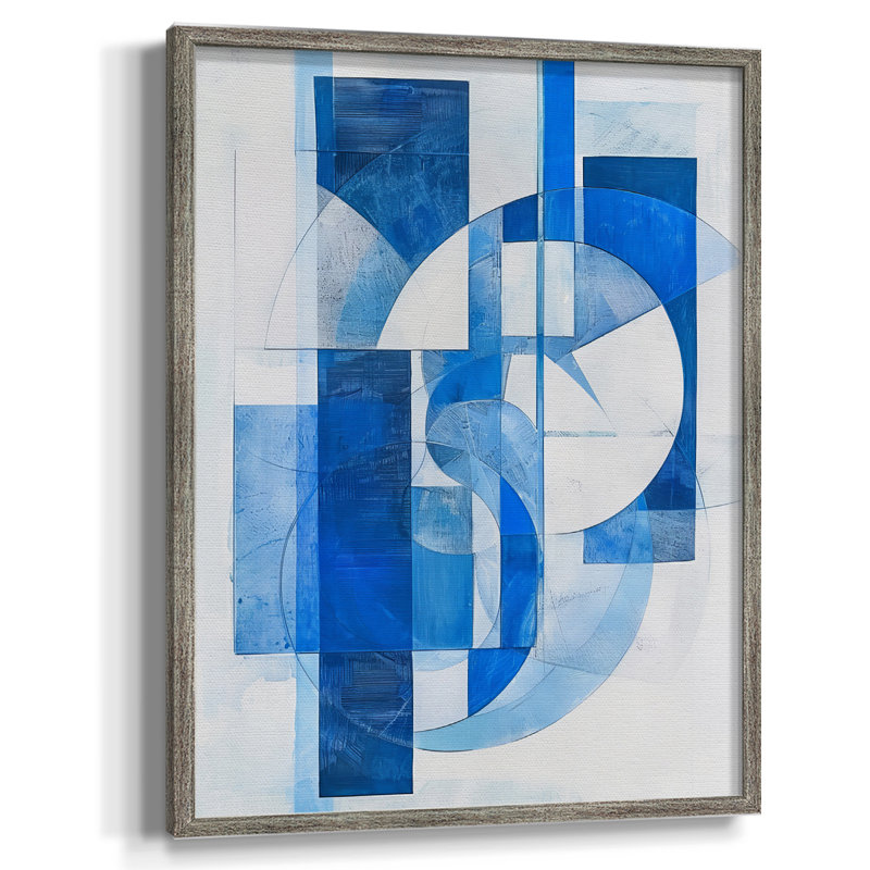 Série ABSTRACT CVI, reproduction encadrée - bois massif, H 30 po x l 24 po