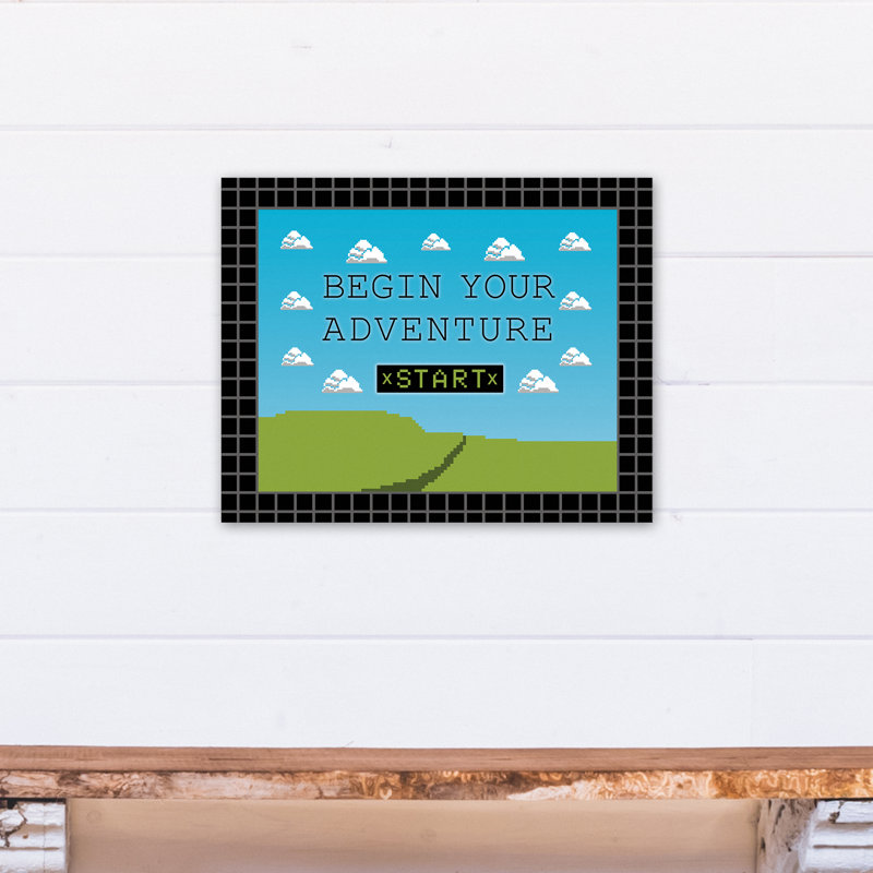 Commencez votre aventure sur toile Boucher, H 16 po x l 20 po x P 1,25 po