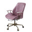 Chaise de bureau industrielle pivotante avec levage pneumatique et base à 5 branches Aneira-2091724432