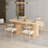 Modern simple solid wood dining table-107241968