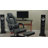 Bridesdale Gaming Bundle-Cup/Headphone Desk & Reclining Footrest Chair-1426605479