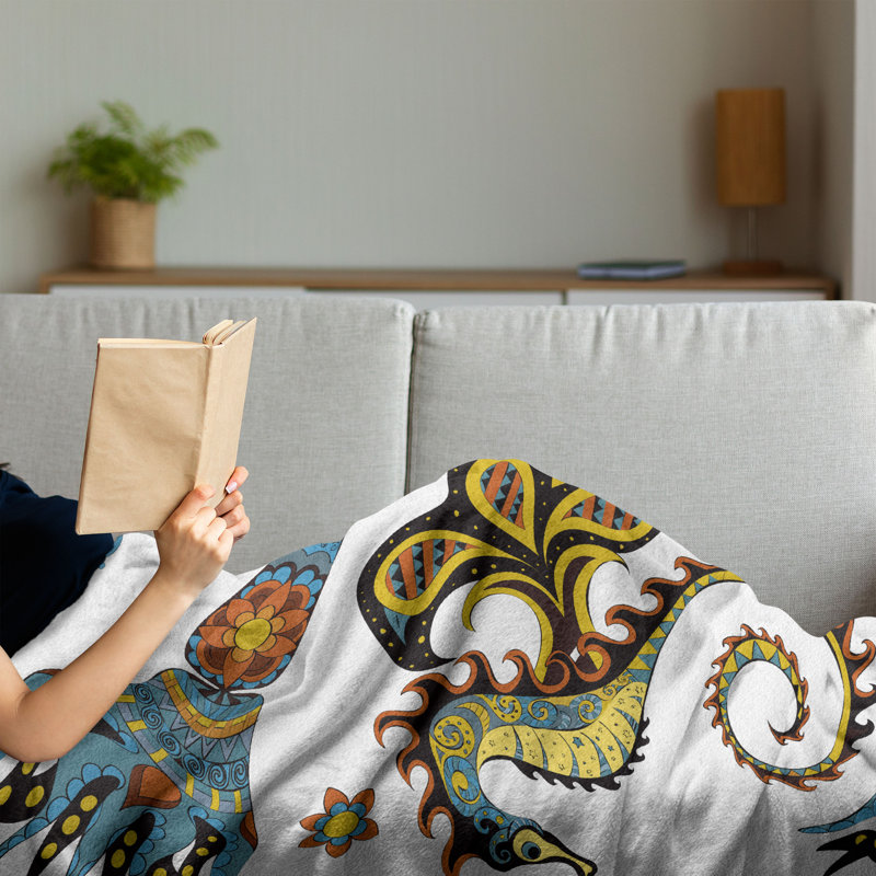 Hand Woven Throw Blanket, 60" x 80"