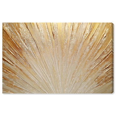 Art Remedy Elegant Glam Art Canvas, Auric Burst I