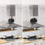 Hotte pour îlot de cuisine VIKIO 500 CFM avec 4 lumières DEL, contrôle des mouvements et filtres à charbon-129439756-119304350