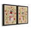«Holly Days Snowman», ensemble de 2 reproductions d'art-1460830838-1460830840-1460942467