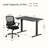 Home Office Desk and Chair Set, Modern Adjustable Standing Desk with Mesh Ergonomic Chair-1384887379