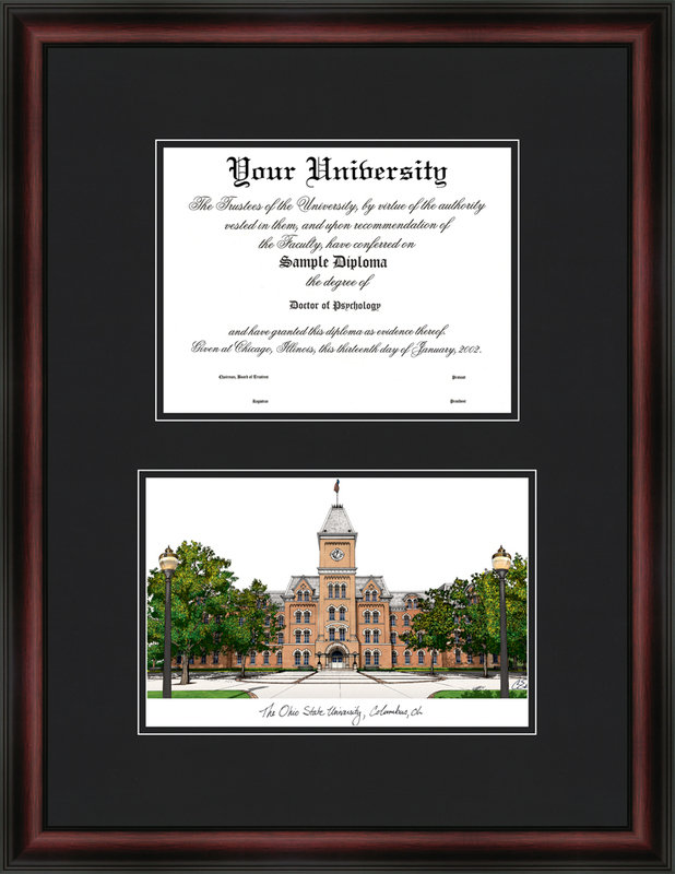 NCAA Ohio State Buckeyes Diplomate Diploma Frame