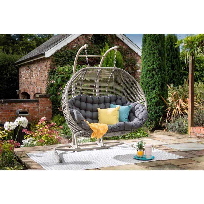 Westbury Double Hanging Chair, Slate