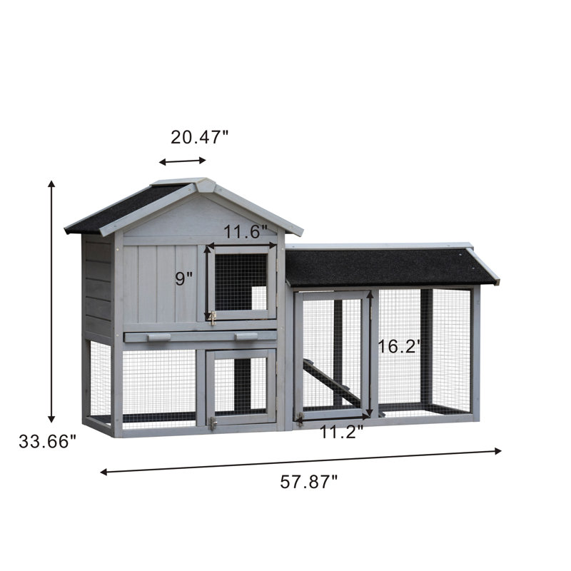Pastoral House With Easy Surface - Simplify Maintenance Pet Cage Detachable Parts
