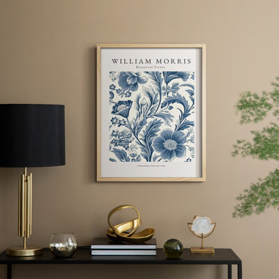 Reproduction florale vintage encadrée XXX III