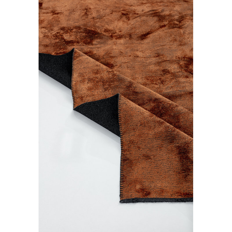 Rapture Orange Luxury Area Rug, Rectangle 7'10" x 11'2"